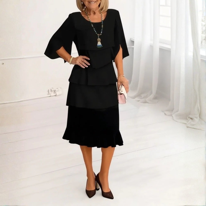 Patricia | Elegant Comfort Ruffle Dress