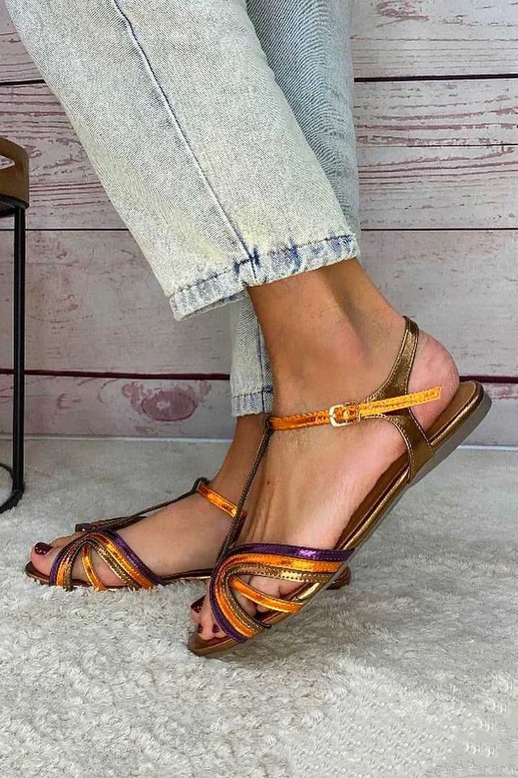 VIVIANA | Mediterranean Sea Colors Sandals
