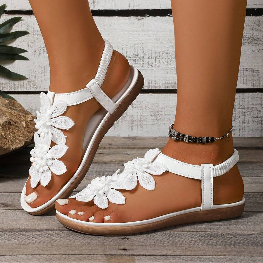 WIKTORIA | Floral Sandals