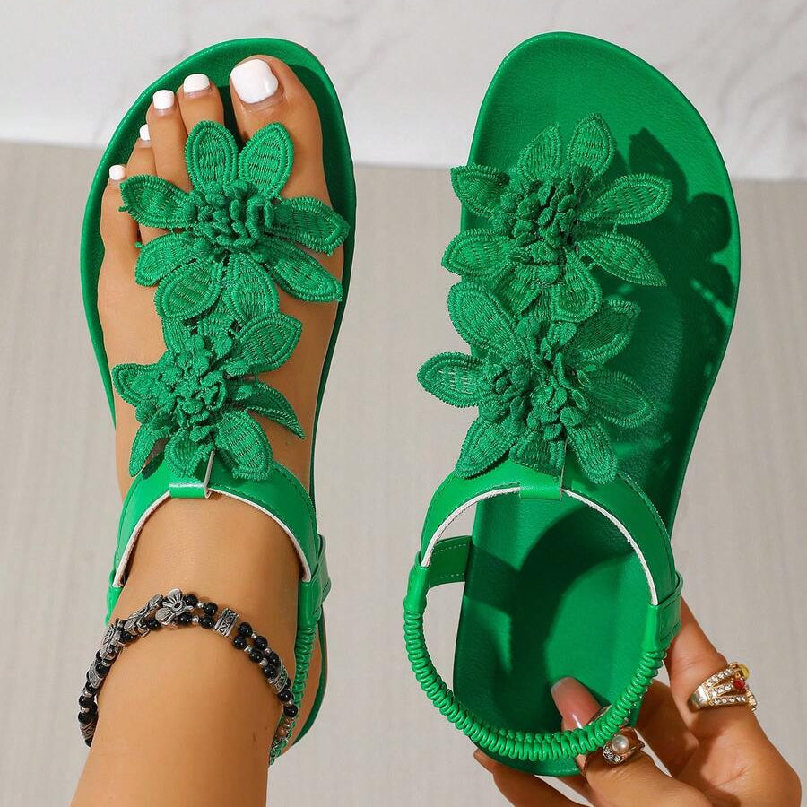 WIKTORIA | Floral Sandals