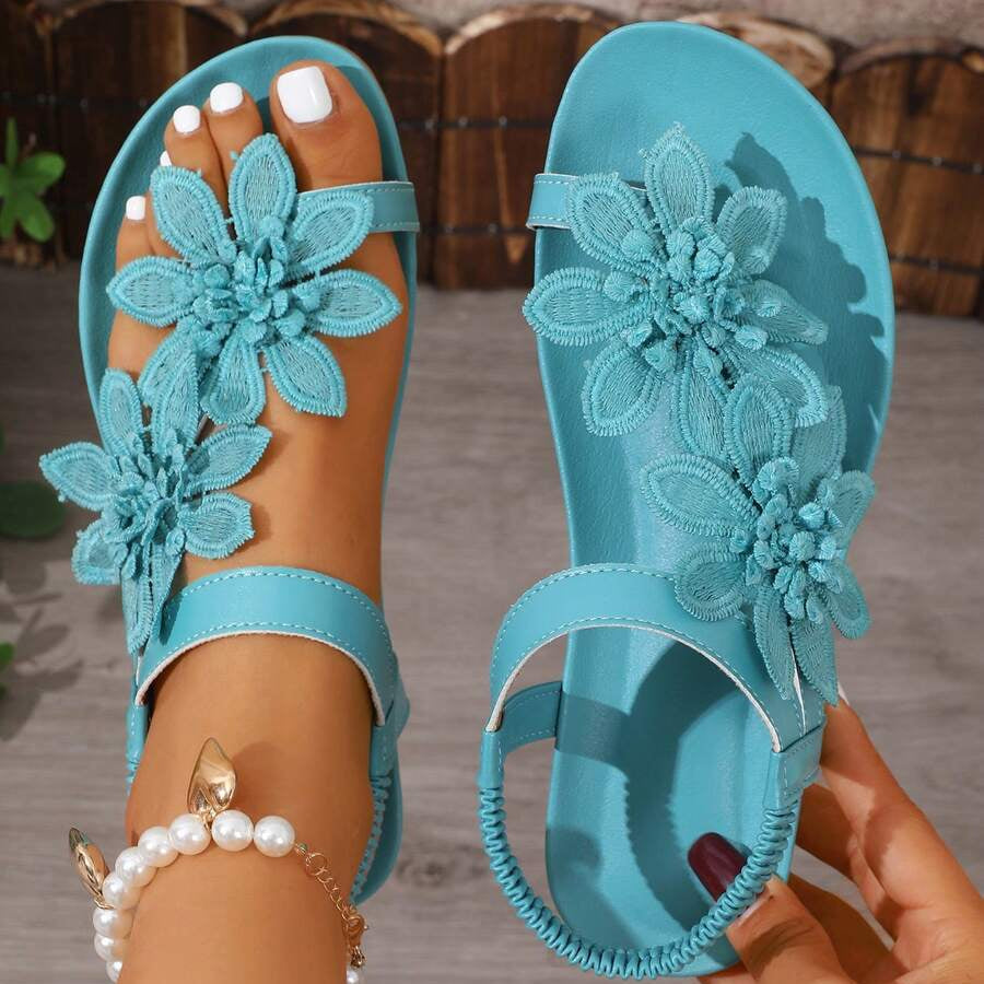 WIKTORIA | Floral Sandals