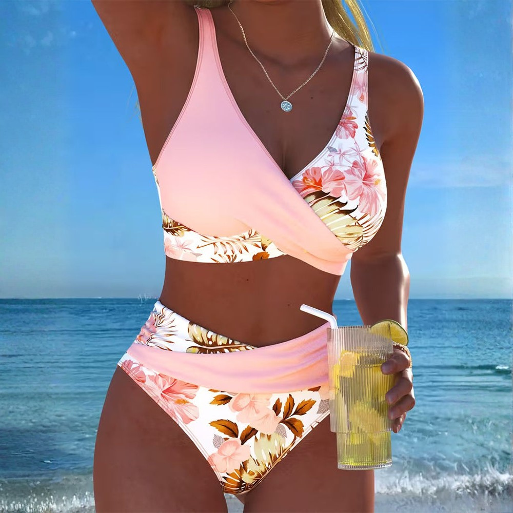 Gabriella Floral Contrast Bikini