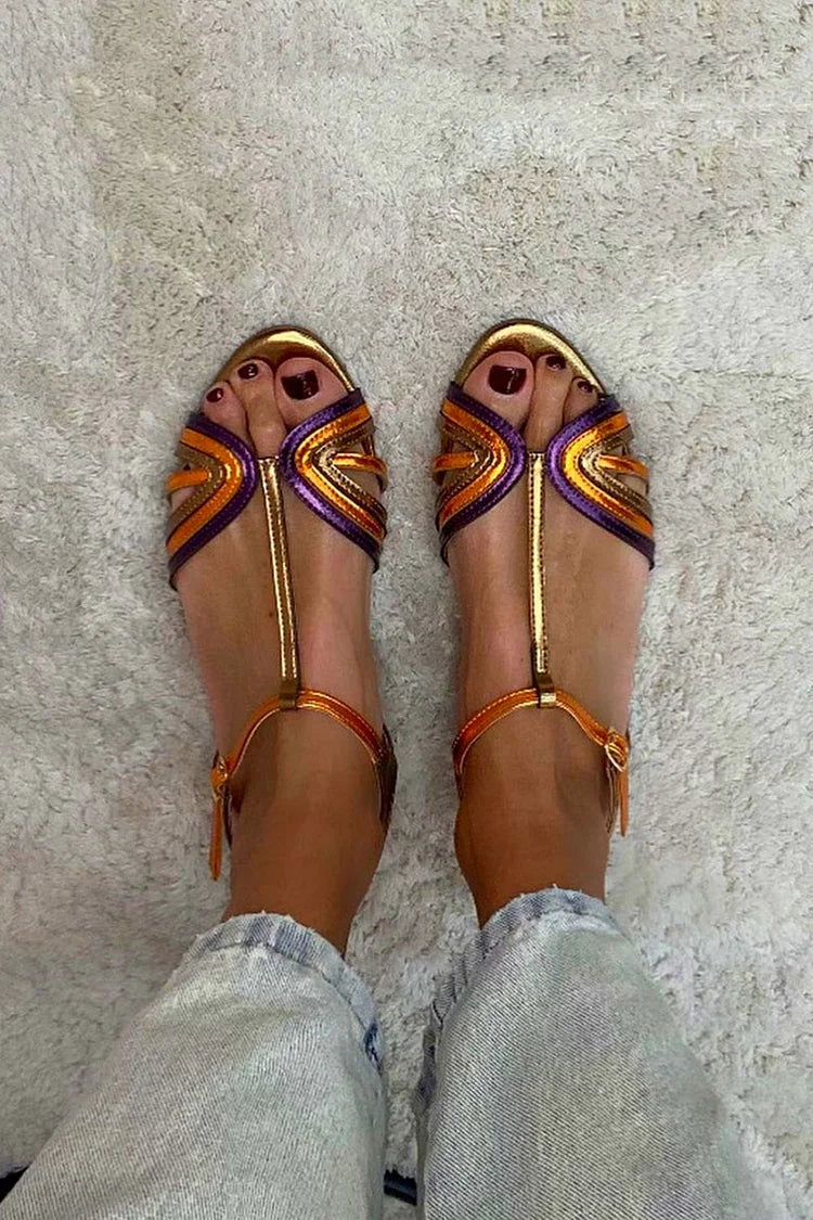 VIVIANA | Mediterranean Sea Colors Sandals
