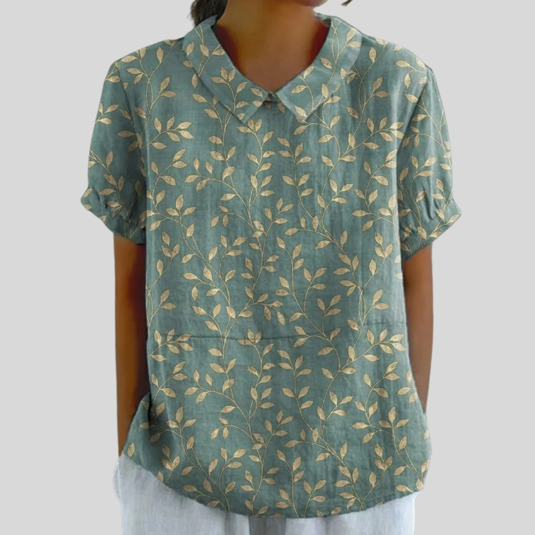 The Elodie Floral Polo Top