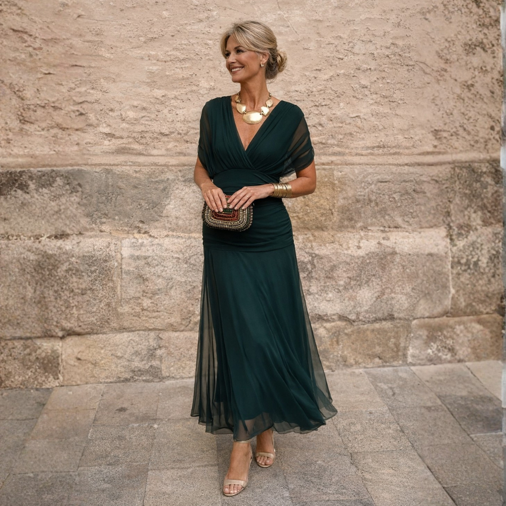 Isla - Elegant Off-Shoulder Maxi Dress product image