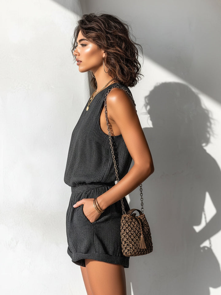 The Elora Striped Playsuit