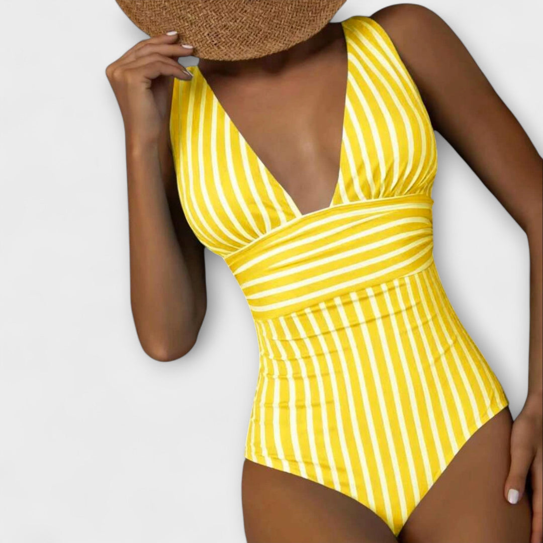 Jacqueline - Timeless Striped Swimwear
