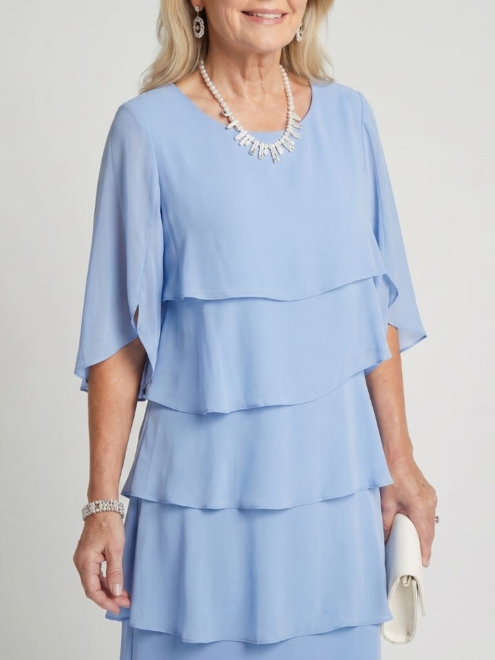 Liora | Layered Midi Dress
