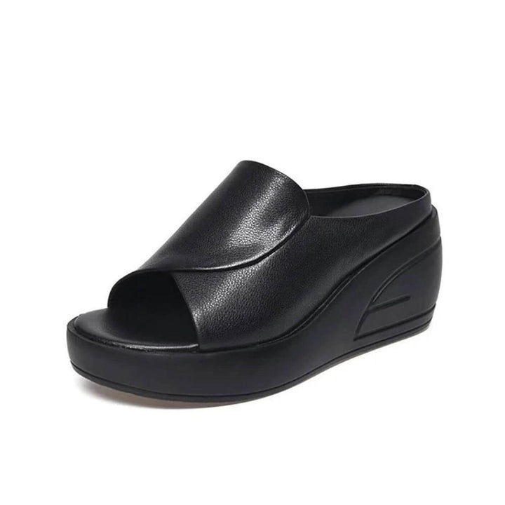 Eliza Orthopaedic Slip On Wedge Sandals