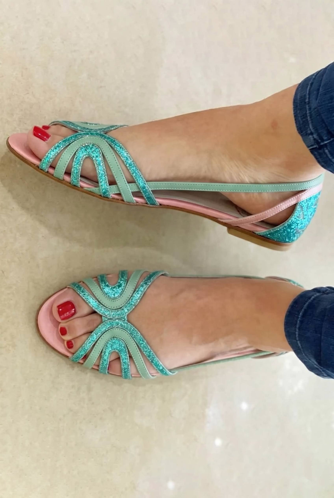 ELEONORA | Golden Summer Sandals