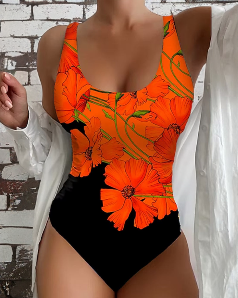 Sheila - Bold Floral One Piece