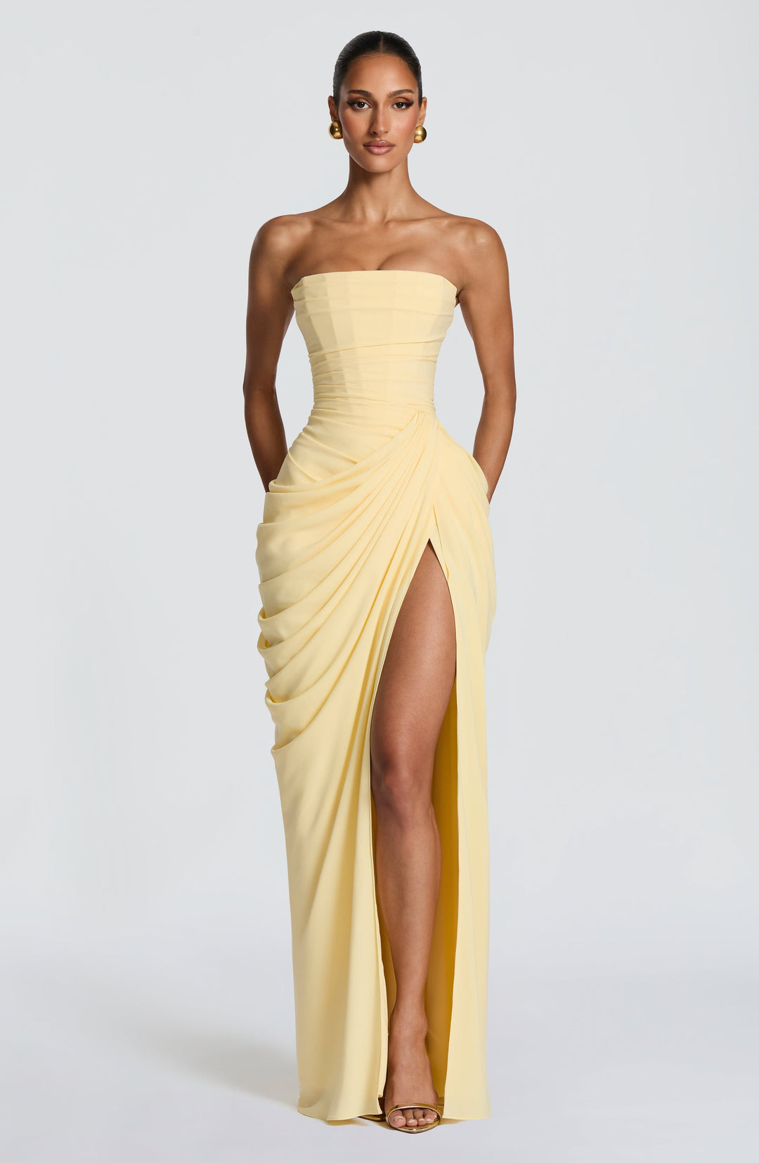 Lois | Strapless Maxi Dress