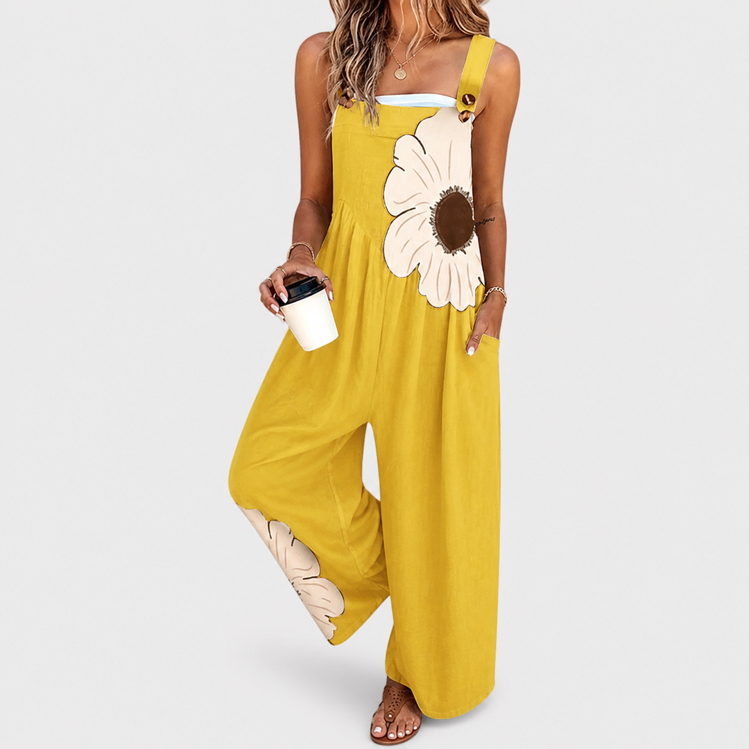Comfortable Printed Overall