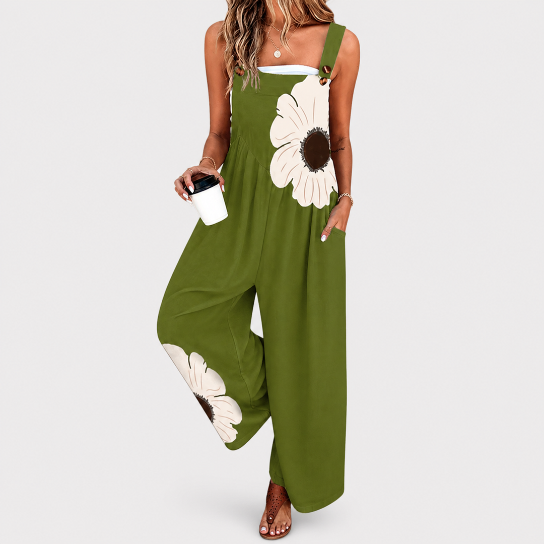 Comfortable Printed Overall