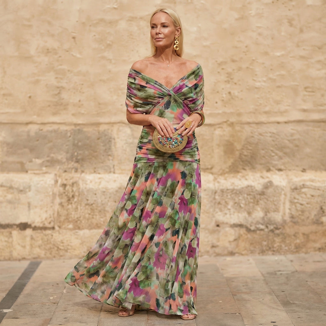 The Aurelia Colourful Elegant Dress