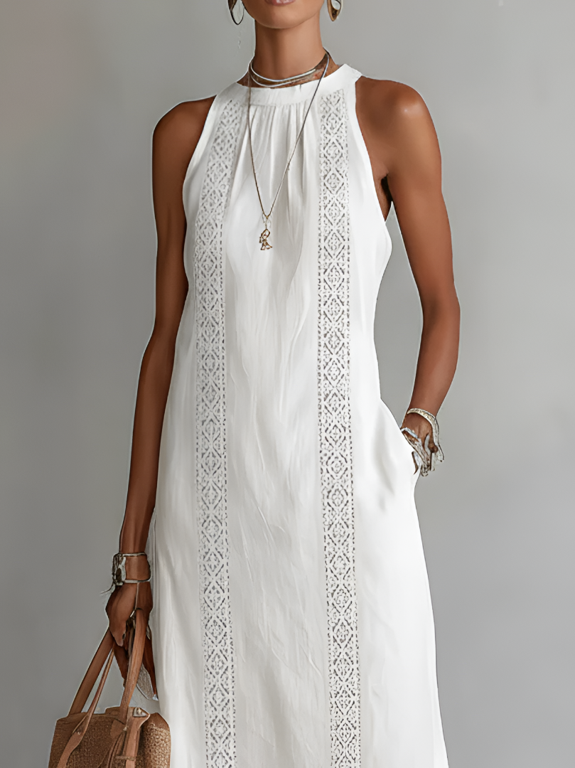 The Jimena  | Embroidered Midi Dress