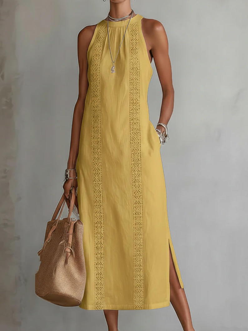 The Jimena  | Embroidered Midi Dress