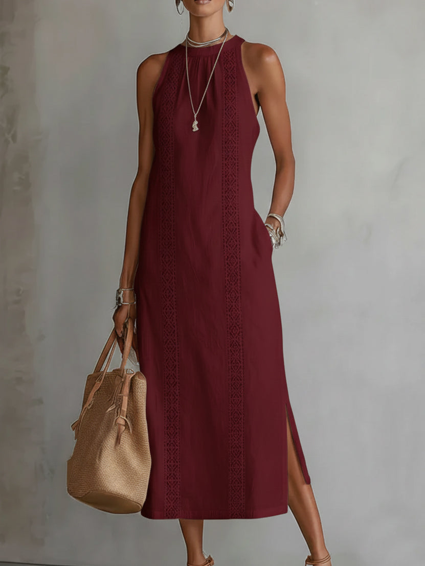 The Jimena  | Embroidered Midi Dress