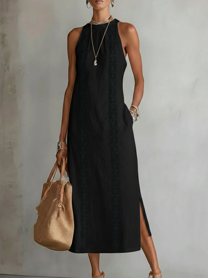 The Jimena  | Embroidered Midi Dress